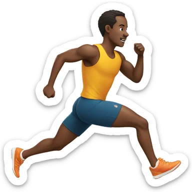 running sticker