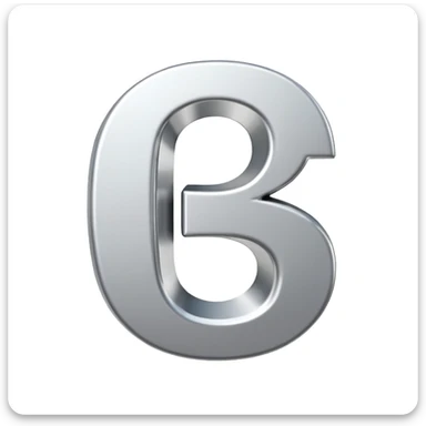 3D text symbol '0%' on pure white background sticker