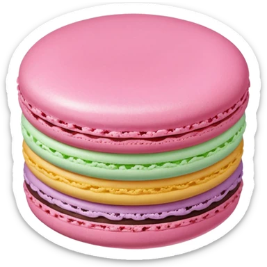 jeff koons inflatable macaron  sticker