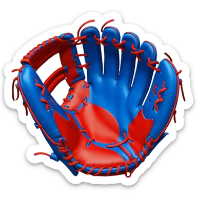 baseball glove (#00A3E0) and red (#F9423A) sticker