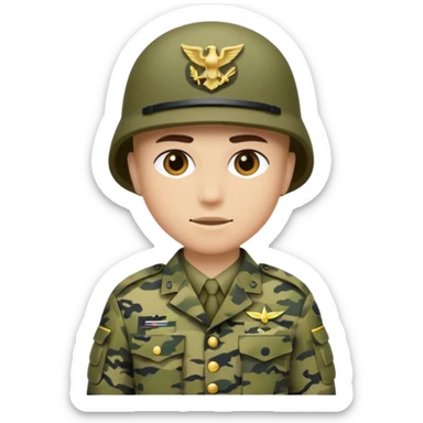 military special uniform sticker
