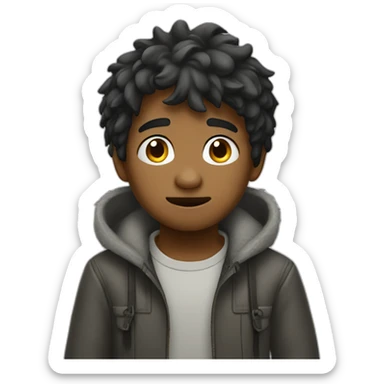 Boy who cried wolf sticker