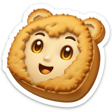 Make an emoji of just breadcrumbs for a breadcrumb collector sticker