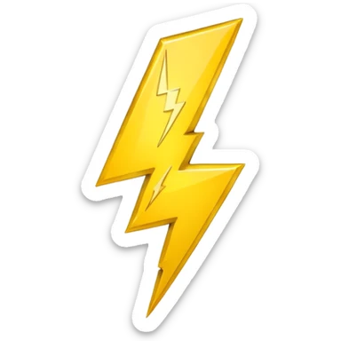 make lightning emoji sticker