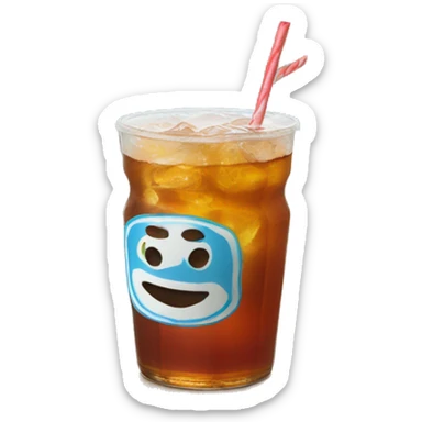 Sweet tea on the beach sticker