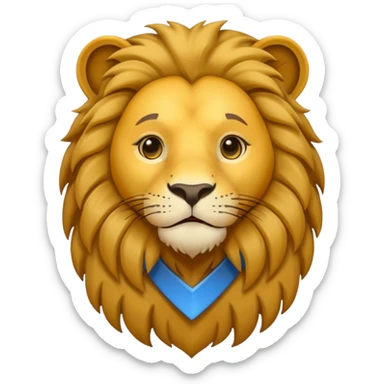 student lion sticker