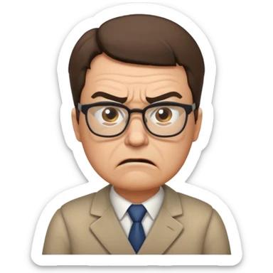 ANGRY TEACHER sticker