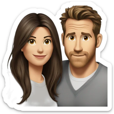 Ryan Reynolds Sandra bullock proposal movie sticker