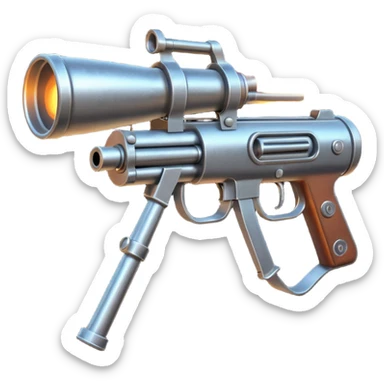 machine gun hot barrel sticker