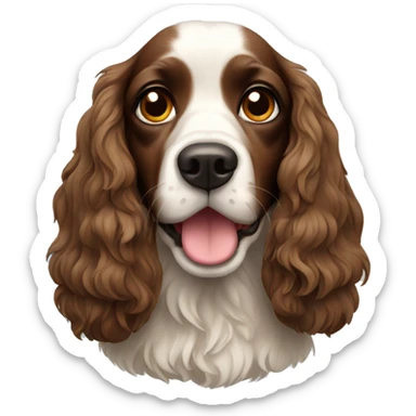 Spaniel dog sticker