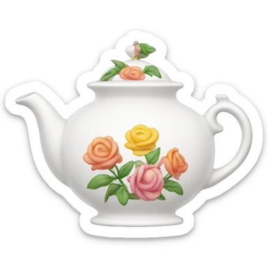 Fancy teapot  sticker