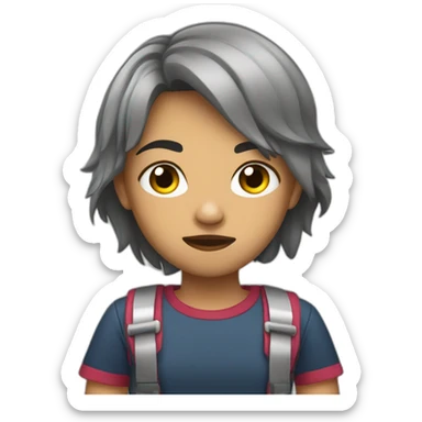 América bullying cinza  sticker