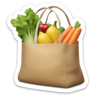 Bag of Groceries  sticker
