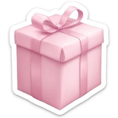 light pink package sticker