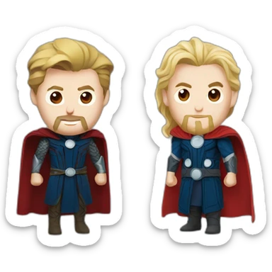 Dr strange and Thor sticker