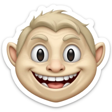 Troll face meme sticker