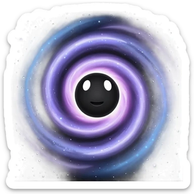 black hole sticker