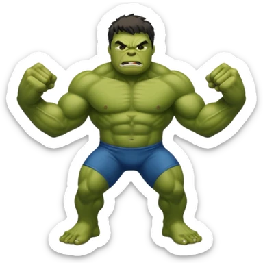 hulk no espaçocideral sticker