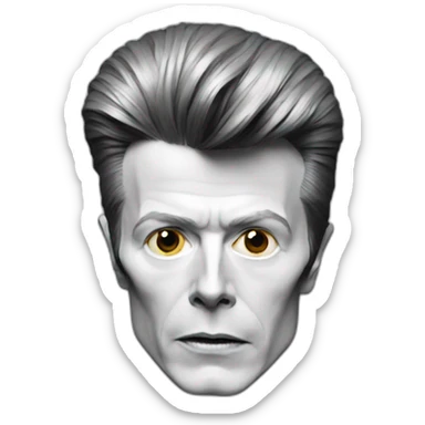 david bowie Heroes 1977 sticker