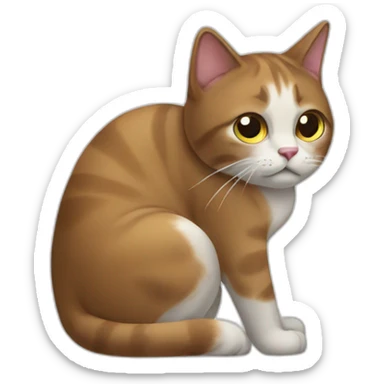 cat-pooping sticker