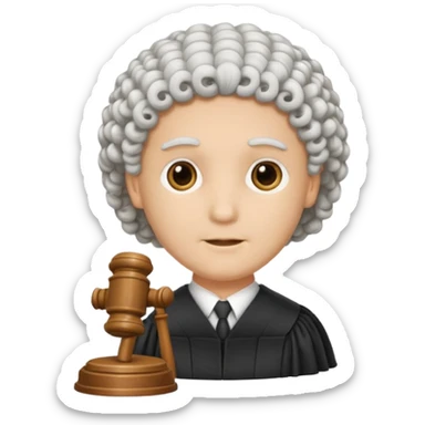Courtroom Items, Judge’s Wig – traditional courtroom attire

 sticker