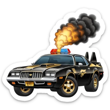smokey and the bandit car sticker