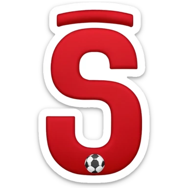 Football captain armband with letter C and red color  sticker