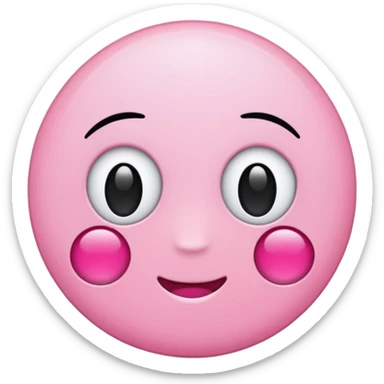 pink small dot sticker