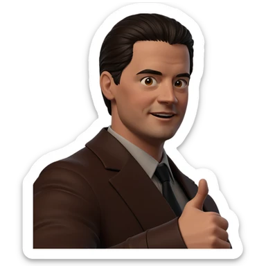 thumbs up from the viewer sticker