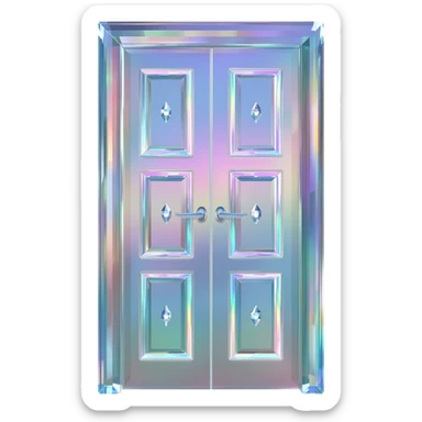 Crystal Door sticker