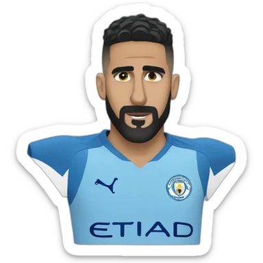 Riyad Mahrez sticker