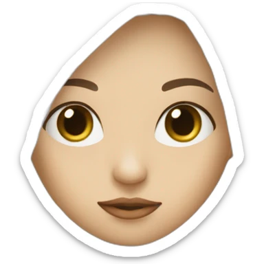 An elegant veiled girl, but people bully her, but she doesn't care  sticker