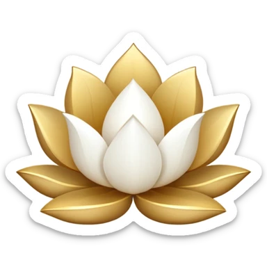 White Lotus logo sticker