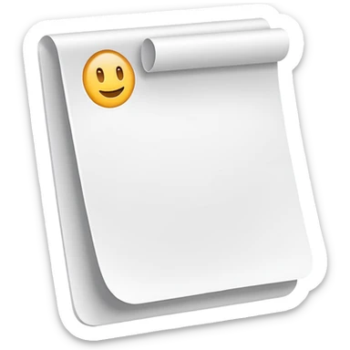 Job application paper sticker