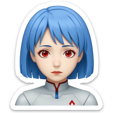 Rei ayanami sticker