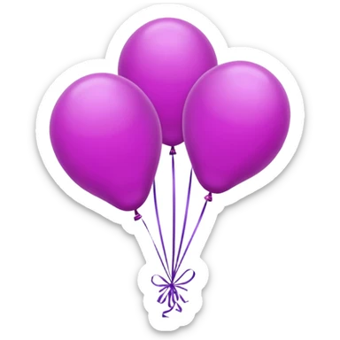 bougainvillea design baloons sticker