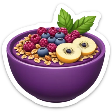 Acai bowl sticker