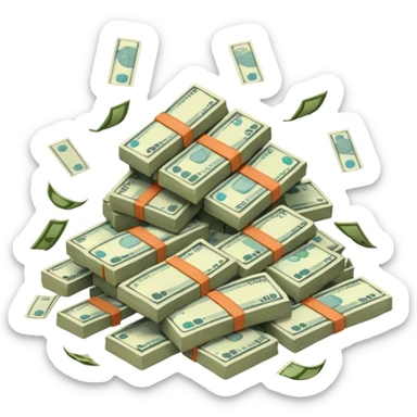 INR MONEY RAIN sticker