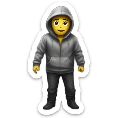 Hacker Man in basement sticker