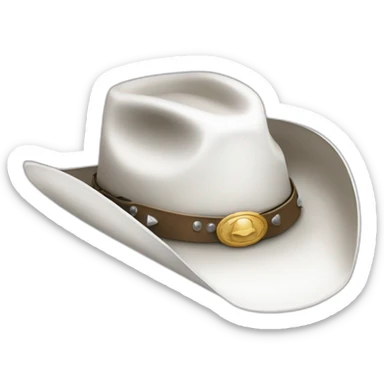 the lone ranger white cowboy hat sticker