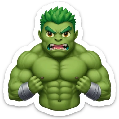 A monster that is very buff that it coould destroy sticker