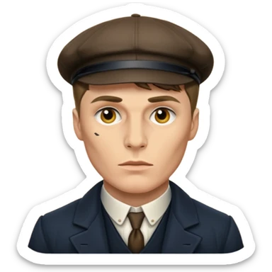 necesito que me hagas la cara de tommy shelny en emoji tip apple sticker