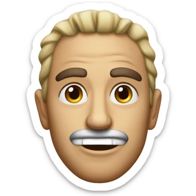 Main avec une bouche ouverte au milieu  sticker