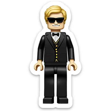 ELTON JOHN lego full body sticker
