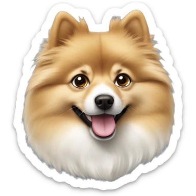 German spitz  sticker