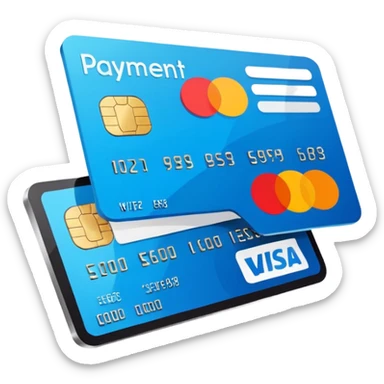 payment method flat style sticker