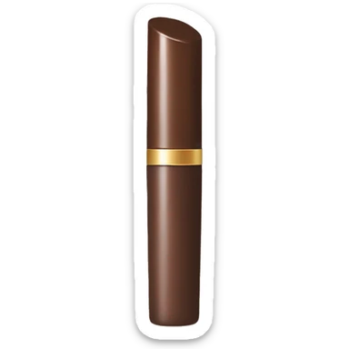 brown lipgloss sticker