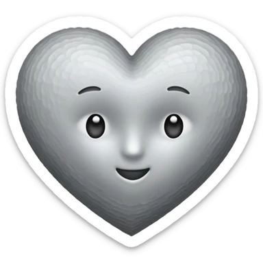 pencil style draw heart sticker