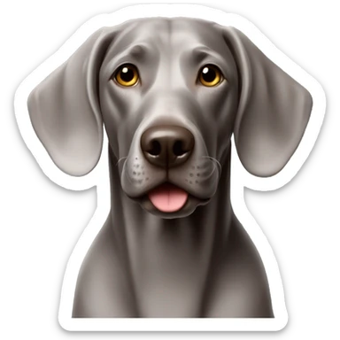 Weimaraner happy  sticker