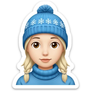 Winter Beanie Pe sticker
